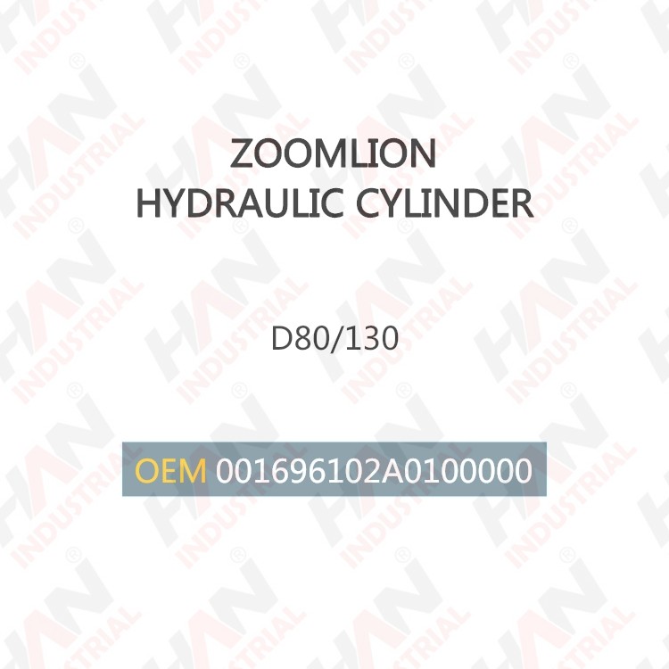 ZOOMLION HYDRAULIC CYLINDER D80/130 OEM 001696102A0100000